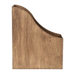 Holz Zeitschriftenhalter Eiche Dunkel