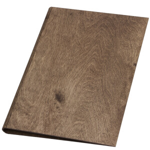 Holzhefter DIN A4, Zeugnismappe in Eiche Dunkel, Mappe,...
