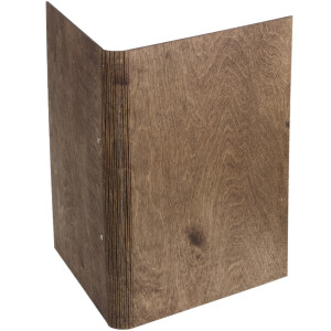 Holzhefter DIN A4, Zeugnismappe in Eiche Dunkel, Mappe, Schnellhefter