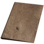 Holzhefter DIN A4, Zeugnismappe in Eiche Dunkel, Mappe, Schnellhefter