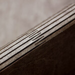 Holzhefter DIN A4, Zeugnismappe in Eiche Dunkel, Mappe, Schnellhefter