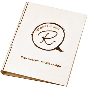 Schnellhefter DIN A4, Ordner aus Holz, Holz-Hefter, Ringordner