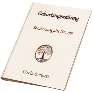 Schnellhefter DIN A4, Ordner aus Holz, Holz-Hefter, Ringordner