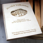 Schnellhefter DIN A4, Ordner aus Holz, Holz-Hefter, Ringordner